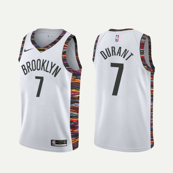 durant white jersey